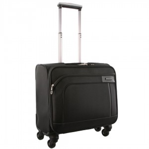 Pierre Cardin 4 Wheel Mobile Office Cabin Case Black | 673059-SRY