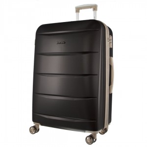 Pierre Cardin 70cm Medium Hard-Shell Suitcase Black | 071948-DBX