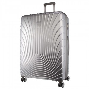 Pierre Cardin 80cm LARGE Hard Shell Case Silver | 587029-LQJ