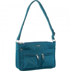 Pierre Cardin Anti-Theft Cross-Body Bag Turquoise | 238579-DKN