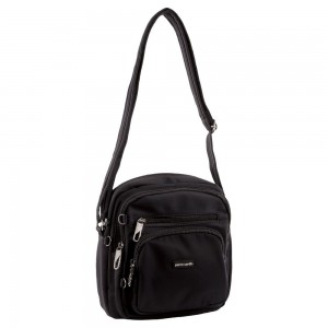 Pierre Cardin Anti-Theft Cross Body Bag Black | 128590-CIG