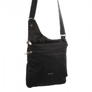 Pierre Cardin Anti-Theft Cross Body Bag Black | 021396-RNL