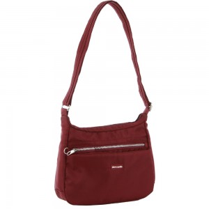 Pierre Cardin Anti-Theft Cross Body Bag Burgundy | 031692-CBU