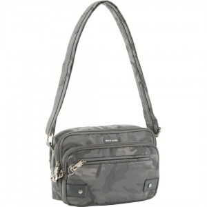 Pierre Cardin Anti-Theft Cross Body Bag Grey / Camo | 124605-NTH