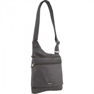 Pierre Cardin Anti-Theft Cross Body Bag Grey | 125790-SUQ