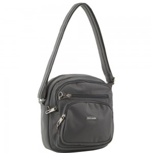 Pierre Cardin Anti-Theft Cross Body Bag Grey | 652173-YEA