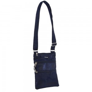 Pierre Cardin Anti-Theft Cross Body Bag Navy / Camo | 096345-BRS