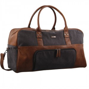 Pierre Cardin Canvas Overnight Bag Brown | 396157-SDF