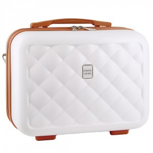 Pierre Cardin Hard Shell Beauty Case White | 827936-ZMH