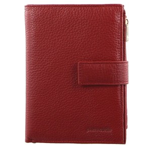 Pierre Cardin Italian Leather Tab Wallet Red | 305924-QXW