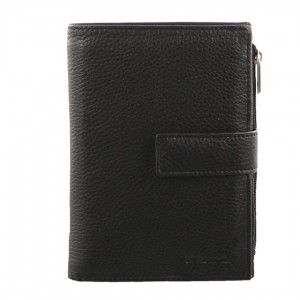 Pierre Cardin Italian Leather Tab Wallet Black | 573089-JVM