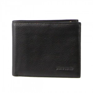 Pierre Cardin Italian Leather Wallet Card Holder Black | 468029-BVG