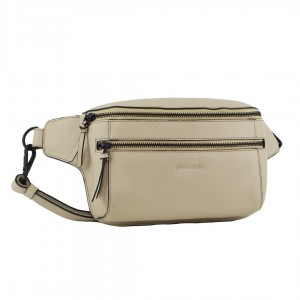 Pierre Cardin Leather 3-Way Sling Bag Cement | 751903-VPR