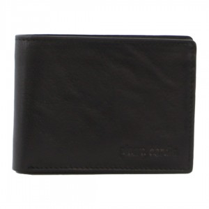 Pierre Cardin Leather Bi-Fold Wallet Black | 891042-CBS