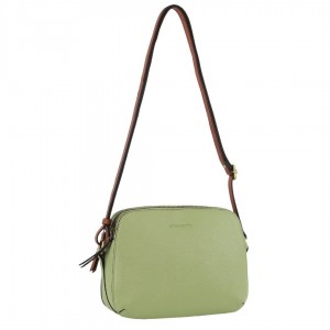 Pierre Cardin Leather Classic Crossbody Bag Jade | 783602-BWP