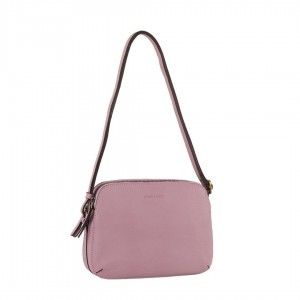 Pierre Cardin Leather Crossbody Bag Pink | 795342-LGE