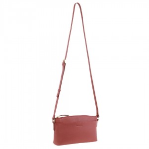 Pierre Cardin Leather Crossbody Bag Rose | 195042-SCG