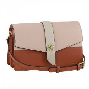 Pierre Cardin Leather Crossbody Clutch Bag Beige | 865790-YZT