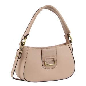 Pierre Cardin Leather Flap Over Bag Beige | 731805-GQW