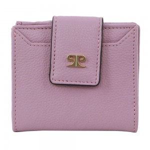 Pierre Cardin Leather Flip-over Bi-fold Wallet Rose | 718534-QRG