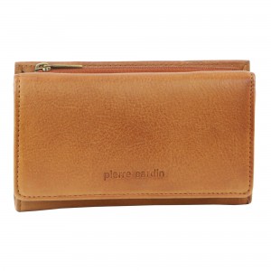 Pierre Cardin Leather Tri-Fold Wallet Brown | 935108-DVP