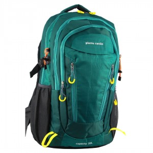 Pierre Cardin Nylon Adventure Travel & Sport Large Backpack Green | 236894-FID