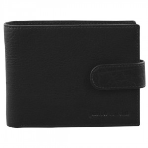 Pierre Cardin Rustic Leather Wallet Black | 972561-VQB