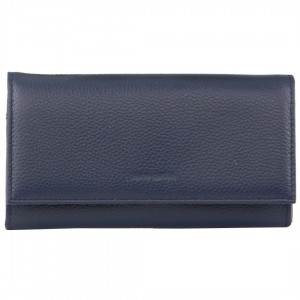 Pierre Cardin Rustic Leather Wallet Navy | 269853-PLI