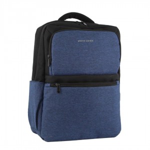 Pierre Cardin Travel & Business Backpack with Built-in USB Port Navy | 765148-ECP