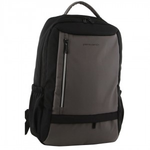 Pierre Cardin Travel & Business Backpack with Built-in USB Port Dark Grey | 783245-FUE