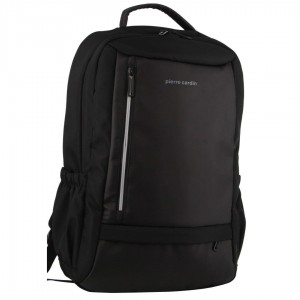 Pierre Cardin Travel & Business Backpack with Built-in USB Port Black | 981207-ZML