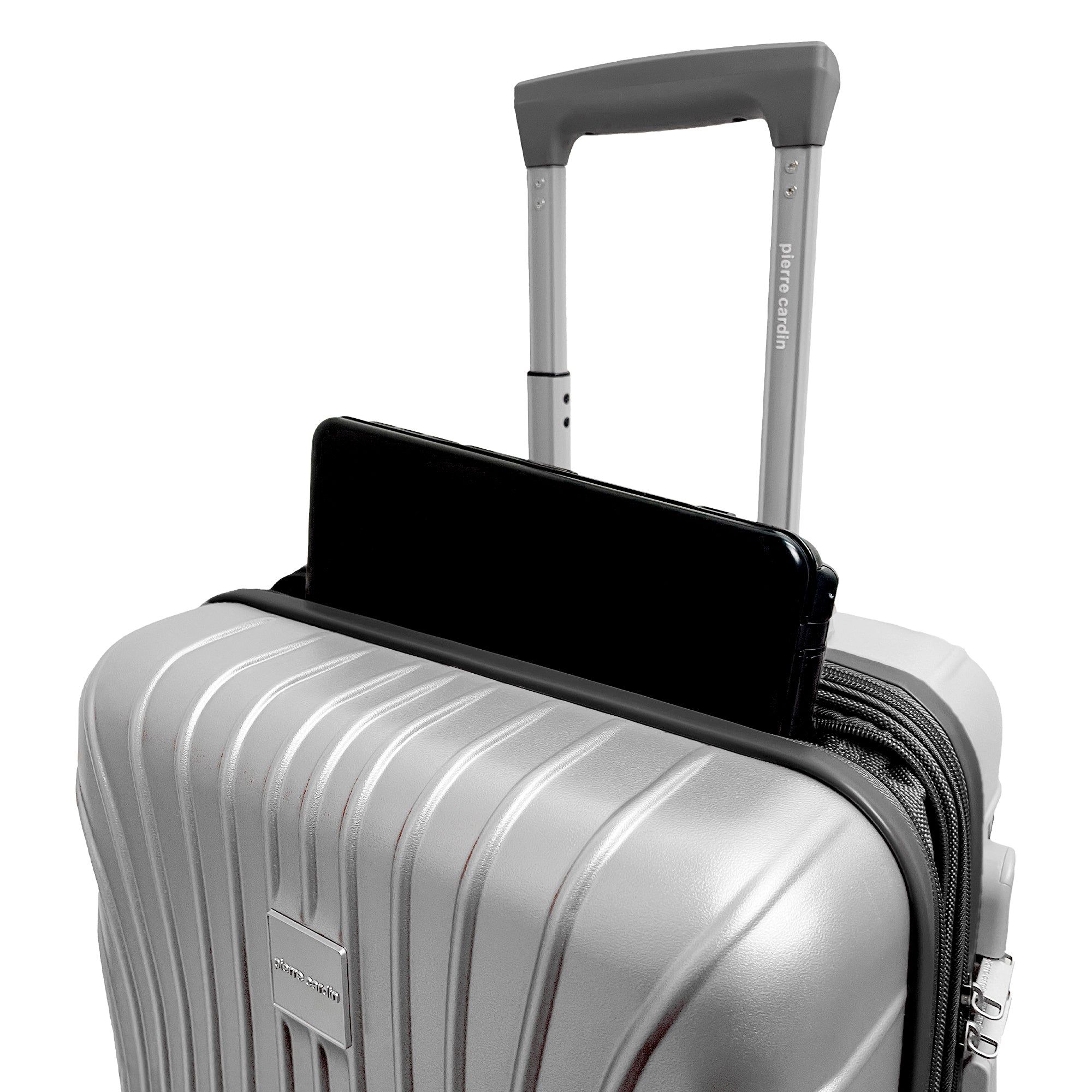 Pierre Cardin 54cm CABIN Hard Shell Case Silver | 023497-TCX