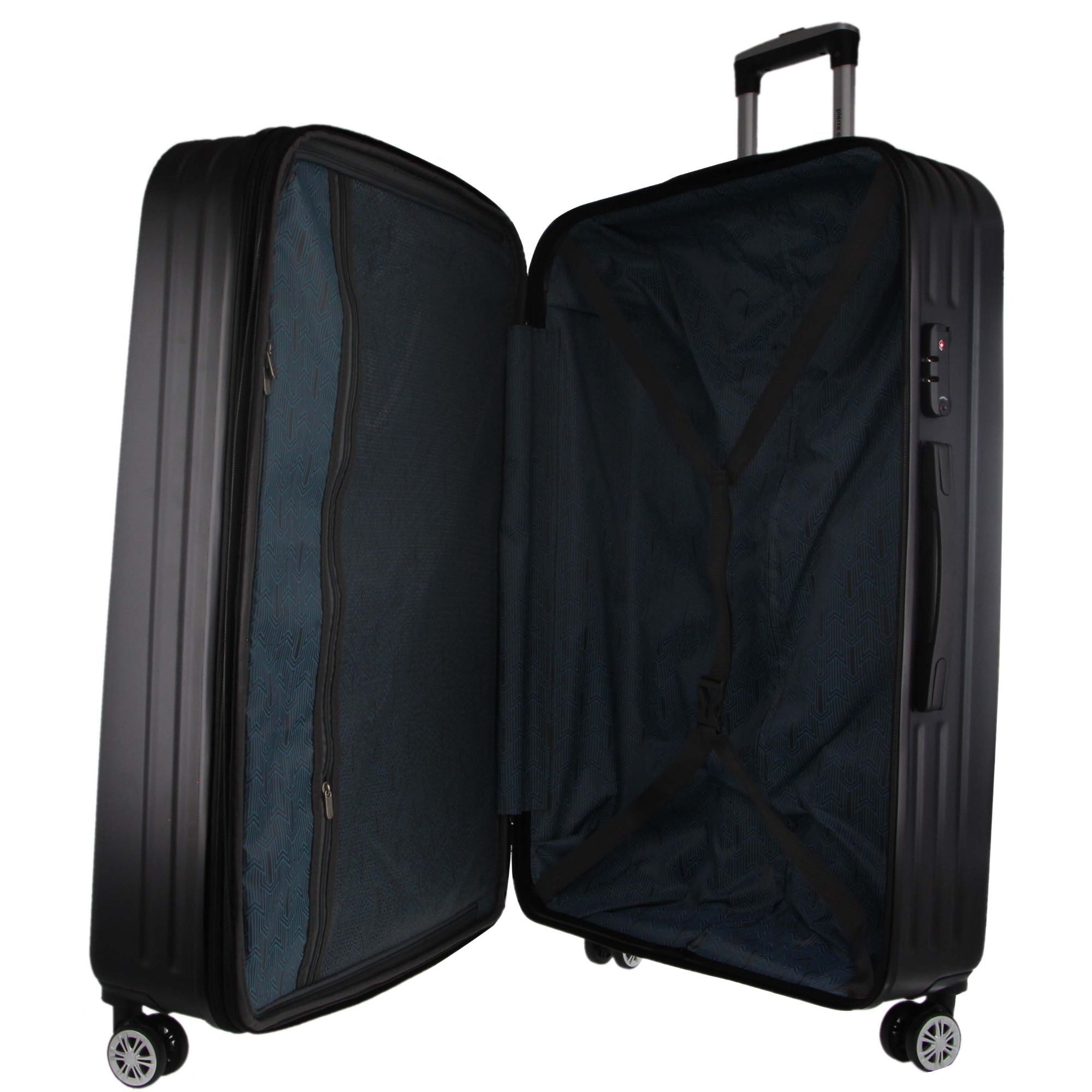 Pierre Cardin 70cm MEDIUM Hard Shell Case Black | 769238-CUP