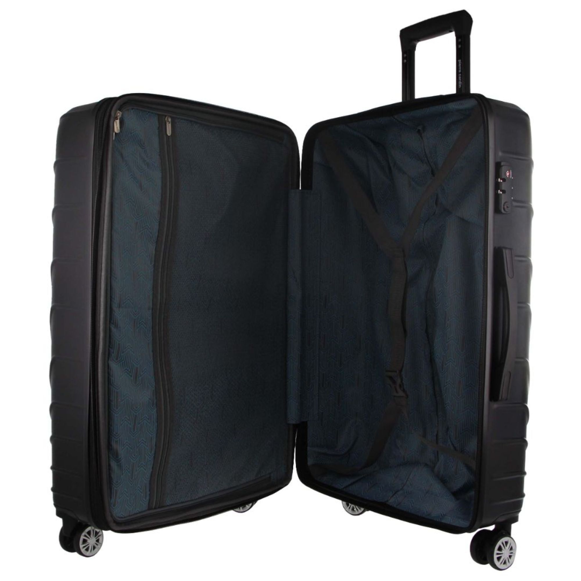 Pierre Cardin 80cm LARGE Hard Shell Case Black | 795123-NXQ