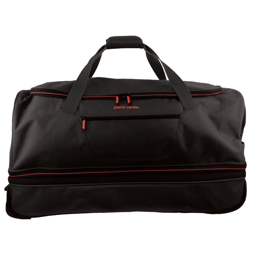 Pierre Cardin 82cm Large Soft Trolley Case Black | 598036-ORU