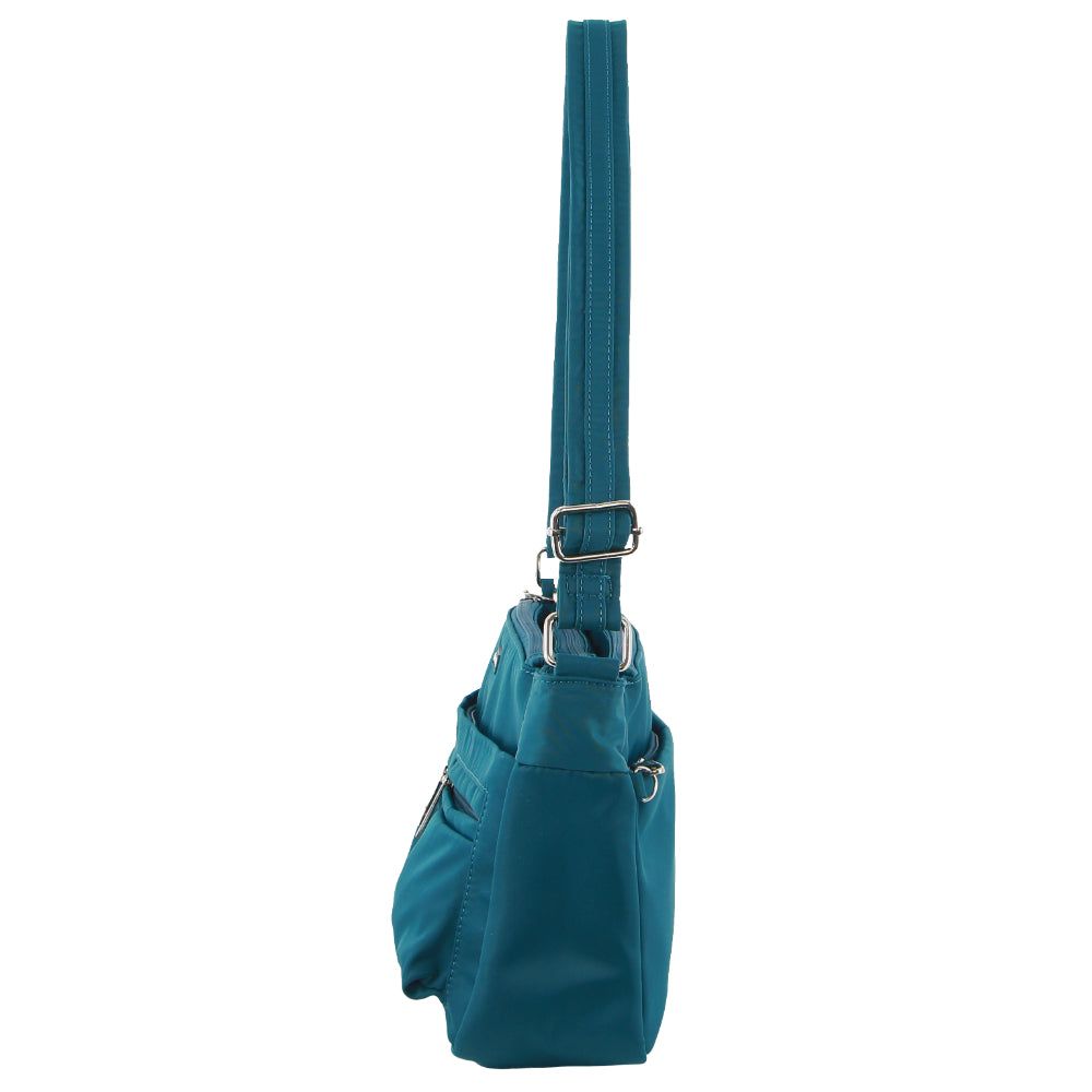 Pierre Cardin Anti-Theft Cross-Body Bag Turquoise | 238579-DKN