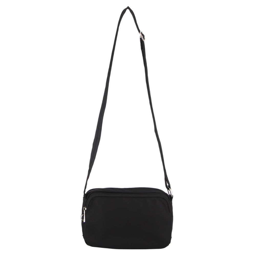 Pierre Cardin Anti-Theft Cross Body Bag Black | 806519-FCW