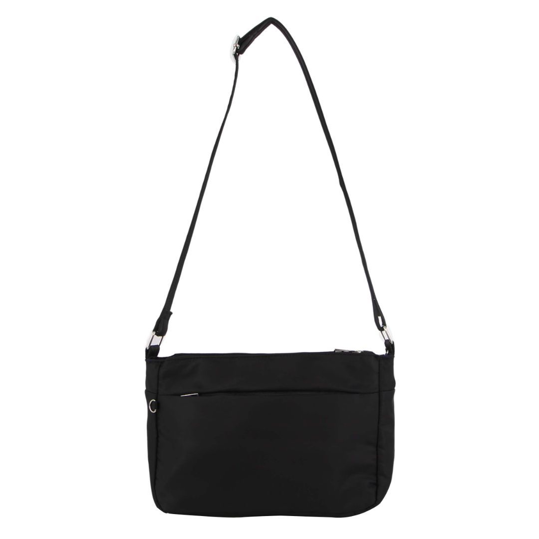 Pierre Cardin Anti-Theft Cross Body Bag Black | 076159-XKR