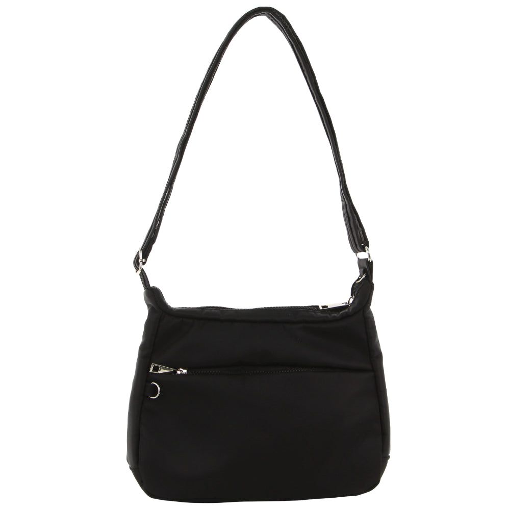 Pierre Cardin Anti-Theft Cross Body Bag Black | 085396-ZFW