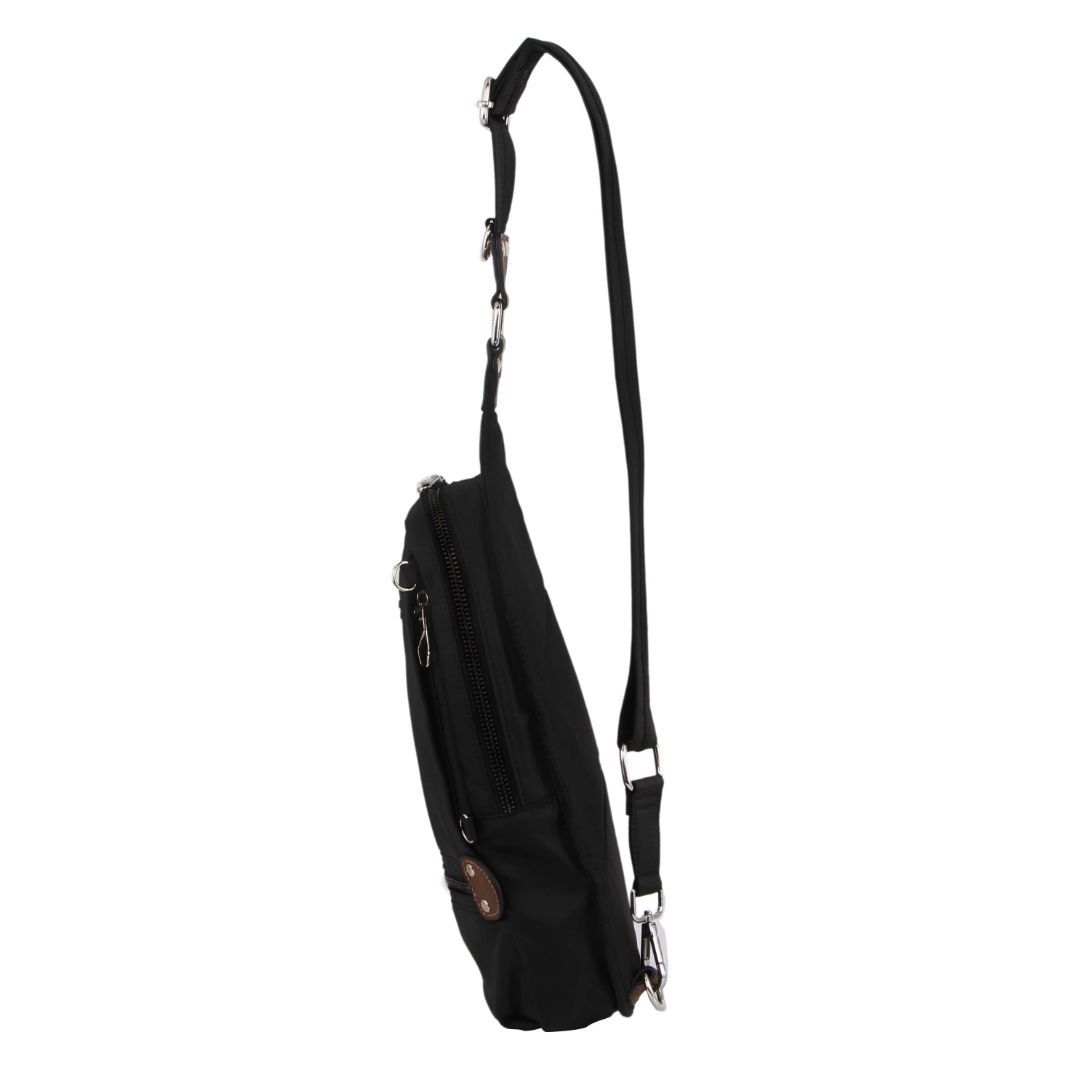 Pierre Cardin Anti-Theft Cross Body Bag Black | 093215-LAO