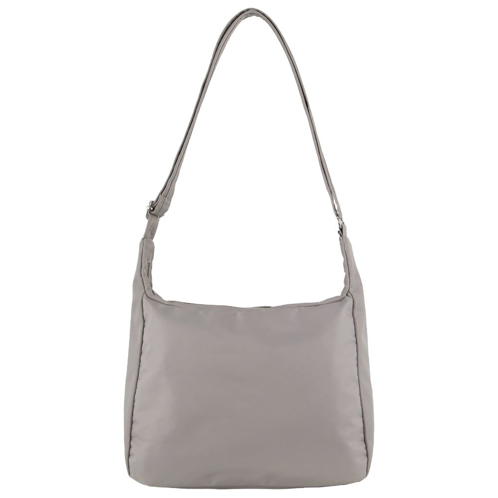 Pierre Cardin Anti-Theft Cross Body Bag Grey Brown | 851326-BEF