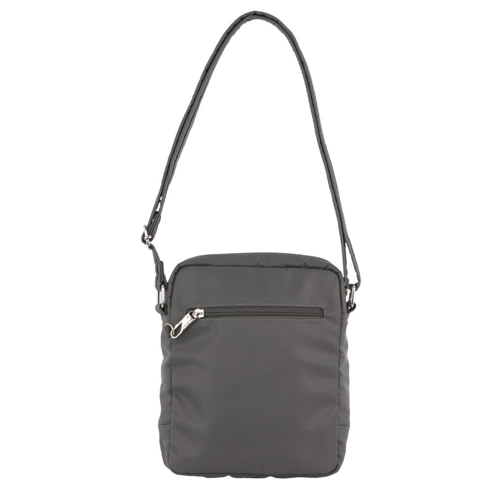 Pierre Cardin Anti-Theft Cross Body Bag Grey | 093527-SKT