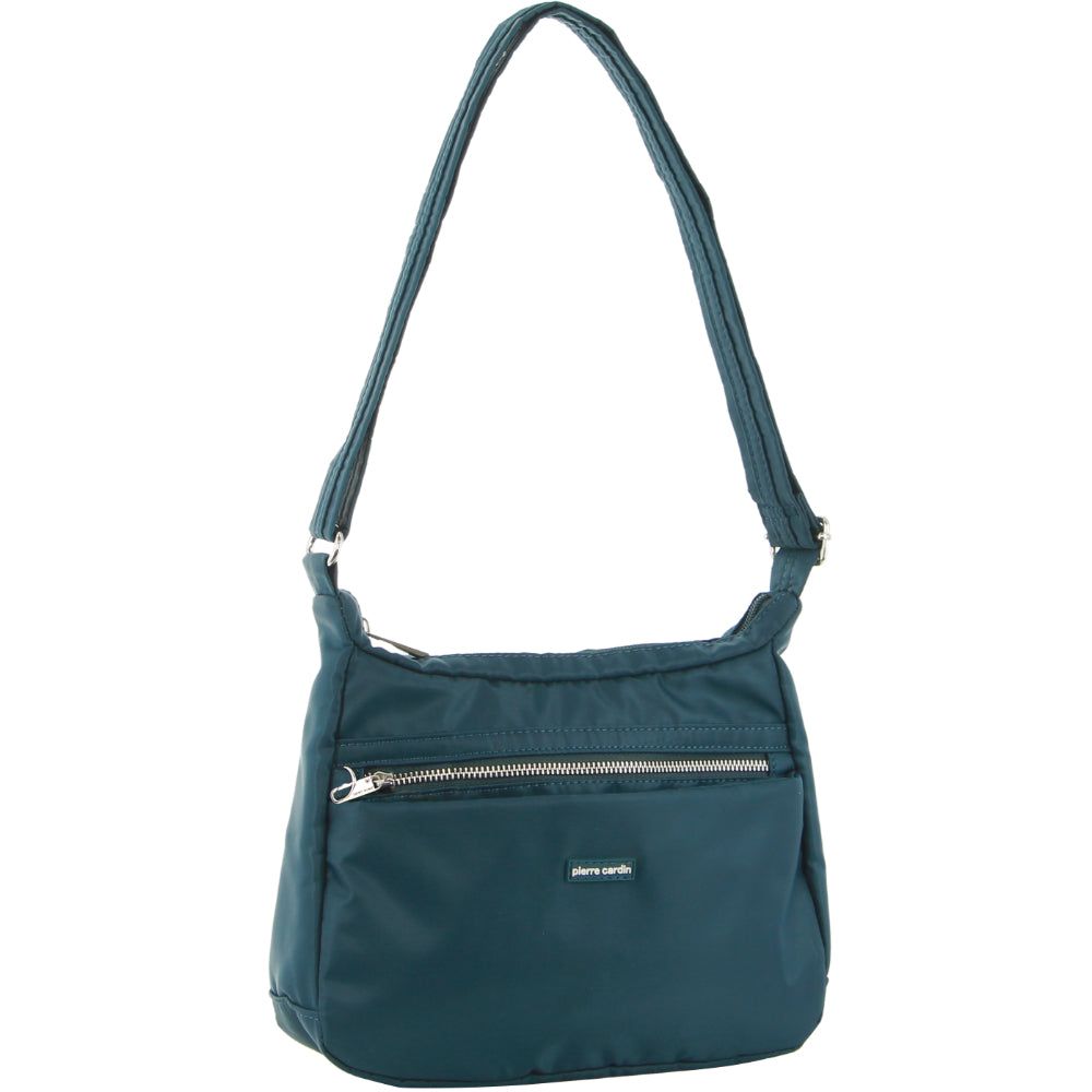 Pierre Cardin Anti-Theft Cross Body Bag Turquoise | 704521-EFY