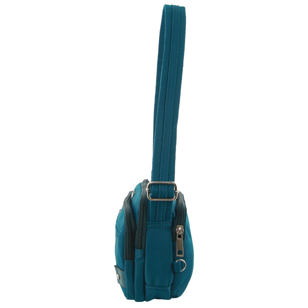 Pierre Cardin Anti-Theft Cross Body Bag Turquoise | 896415-NZH