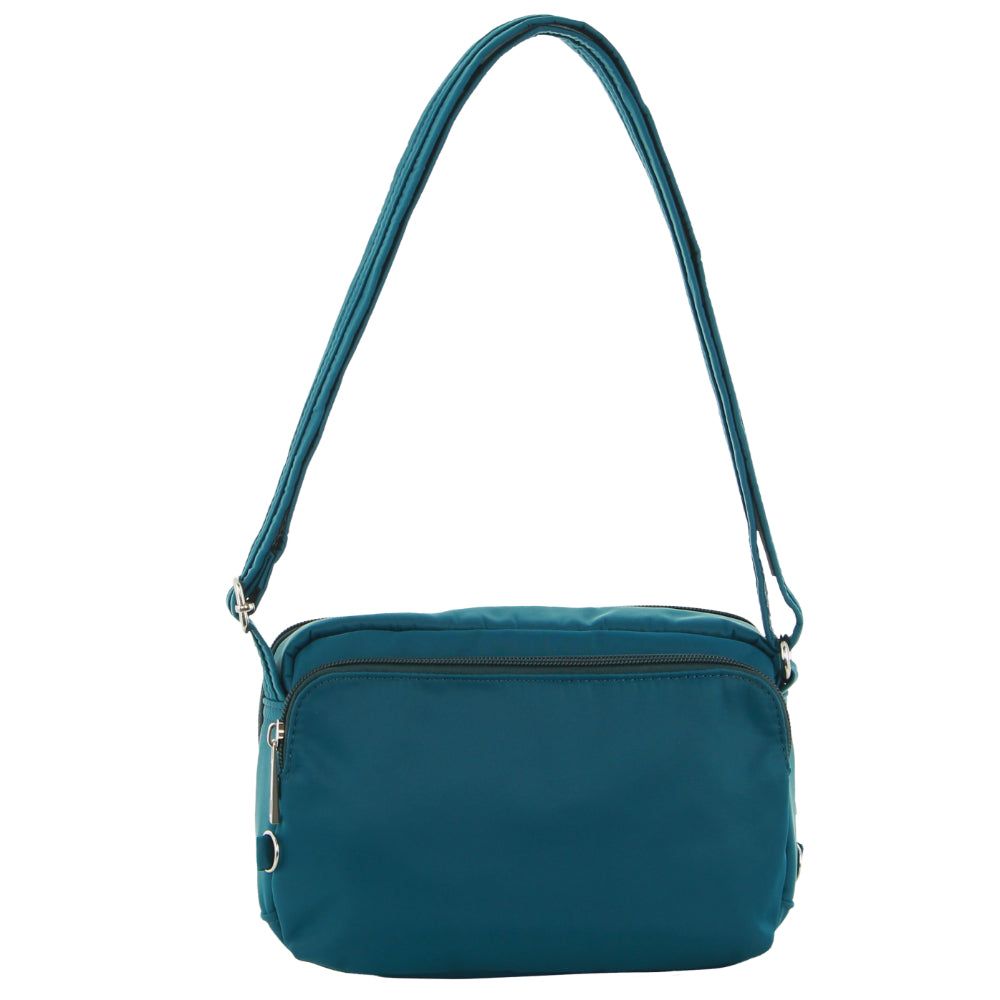 Pierre Cardin Anti-Theft Cross Body Bag Turquoise | 896415-NZH