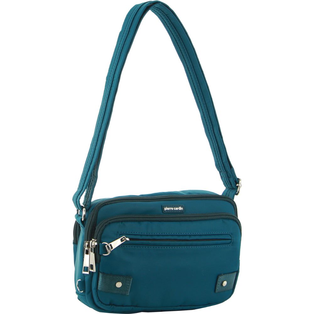 Pierre Cardin Anti-Theft Cross Body Bag Turquoise | 896415-NZH