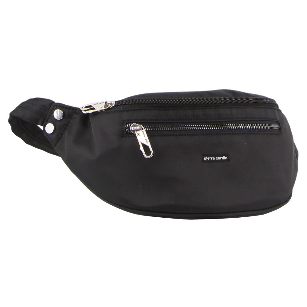 Pierre Cardin Anti-Theft Waist Bag Black | 732146-XEZ