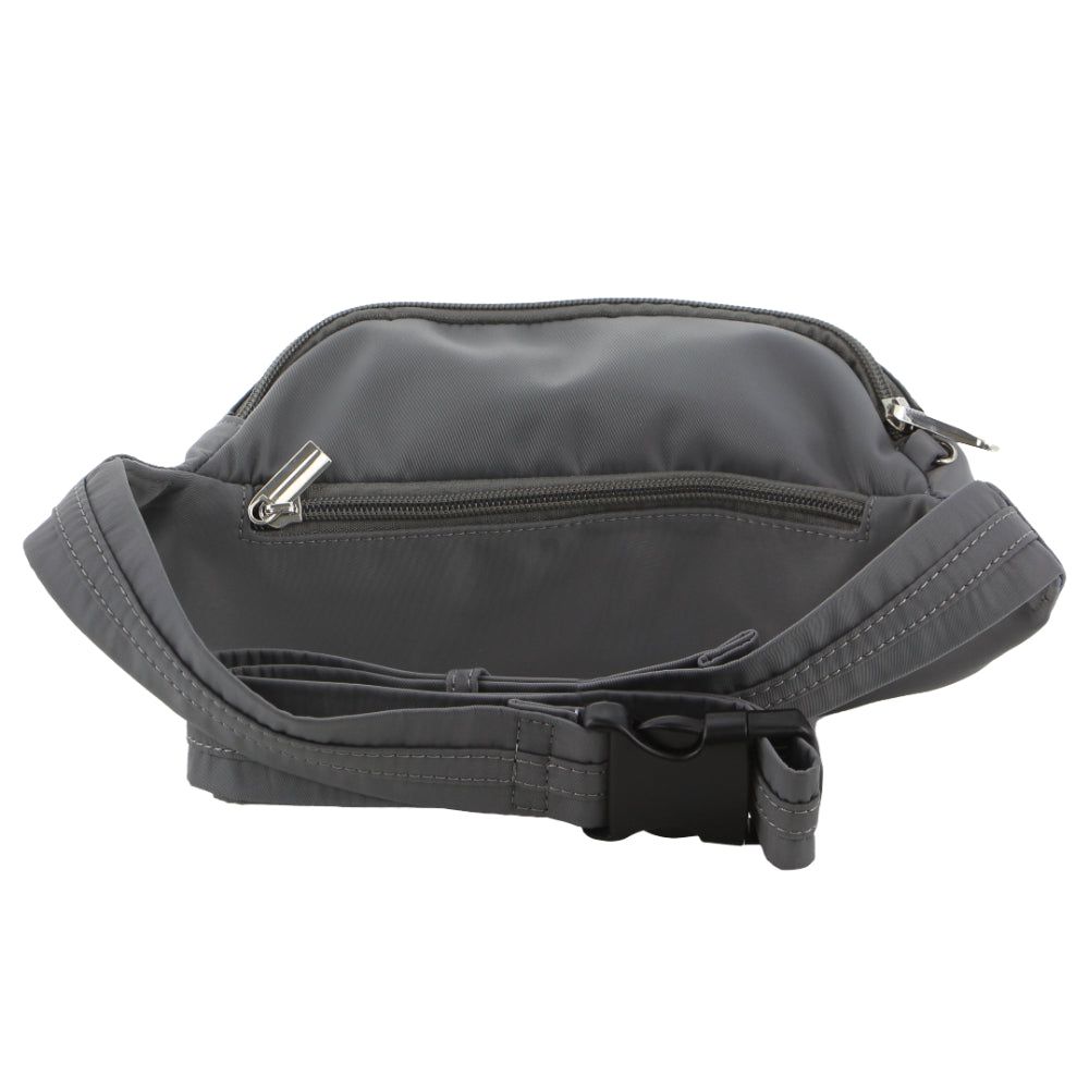 Pierre Cardin Anti-Theft Waist Bag Grey | 935274-DZW