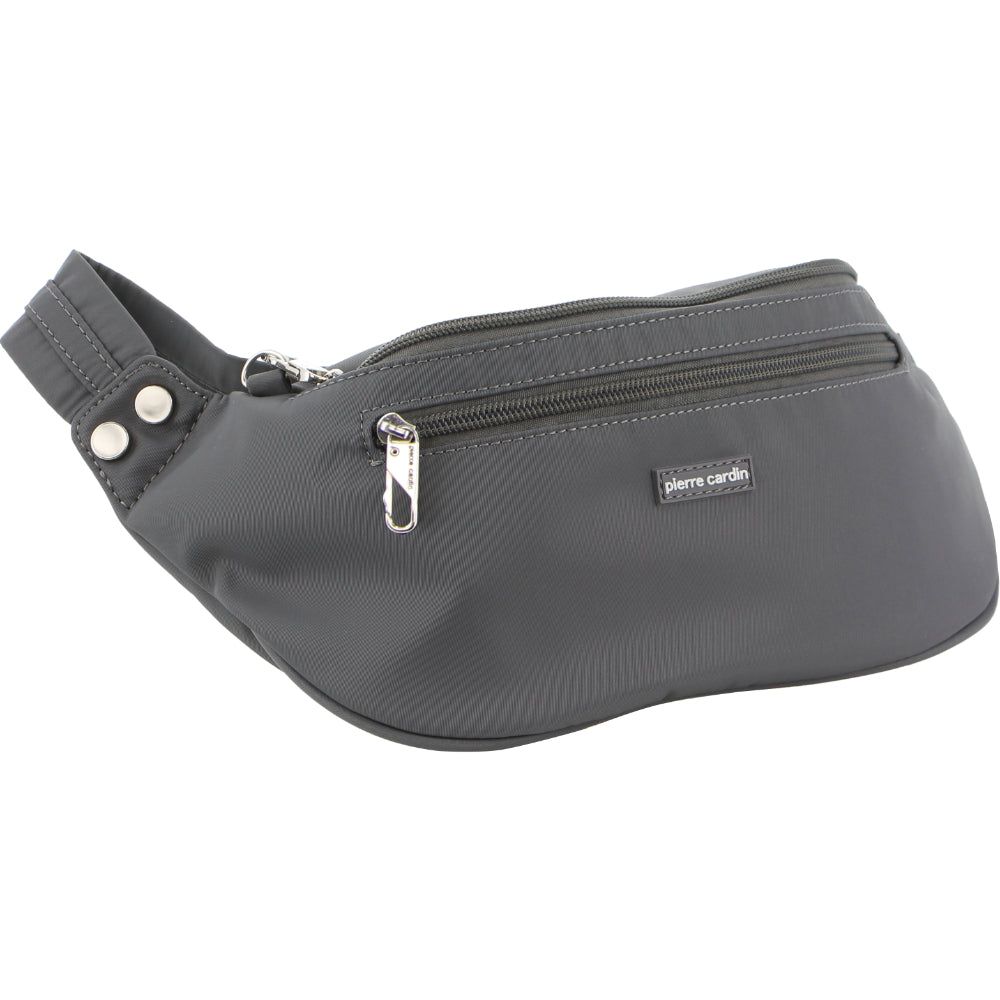 Pierre Cardin Anti-Theft Waist Bag Grey | 138094-WTF