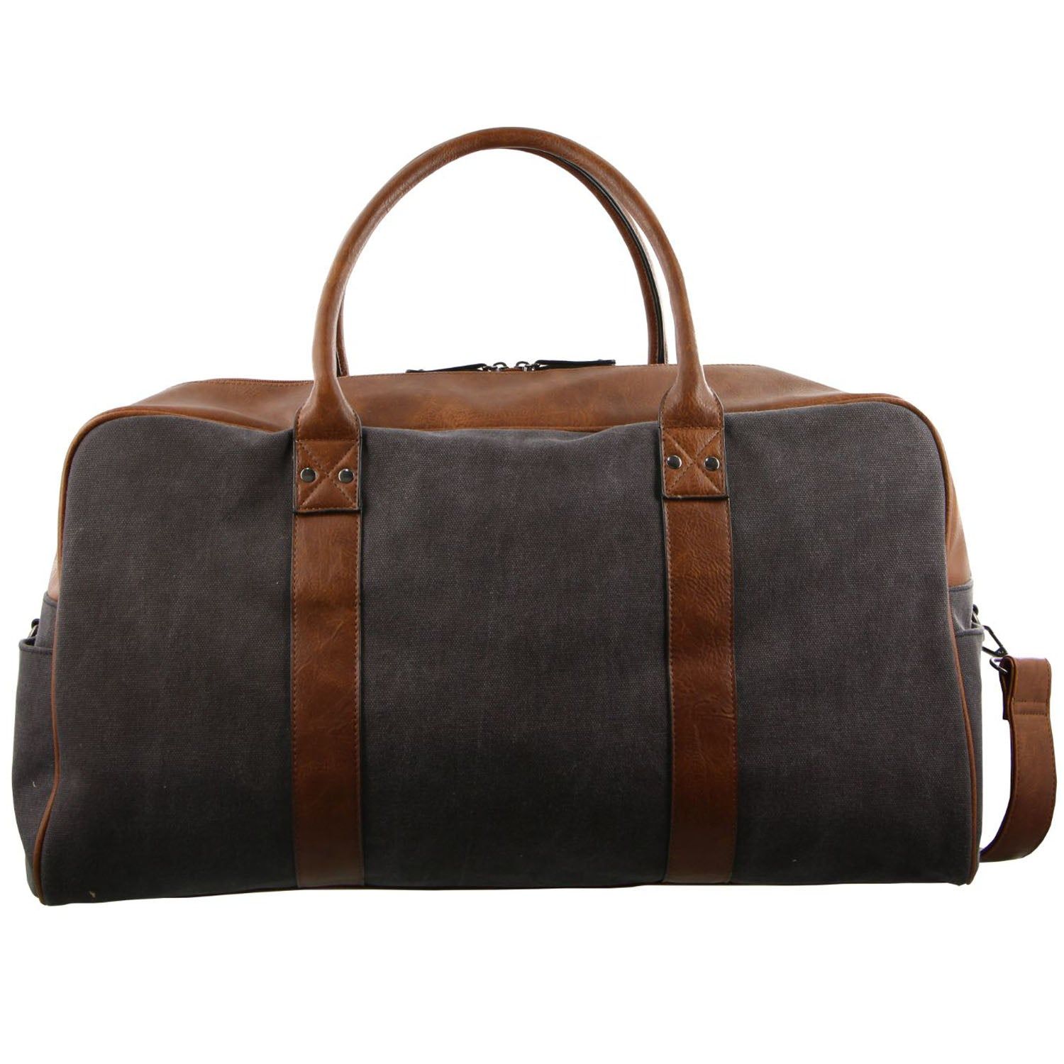 Pierre Cardin Canvas Overnight Bag Brown | 396157-SDF